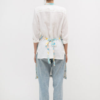 Pastel Iris Linen Daily Apron - Linen Tales 3
