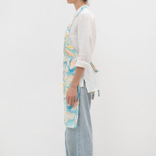 Pastel Iris Linen Daily Apron - Linen Tales 2