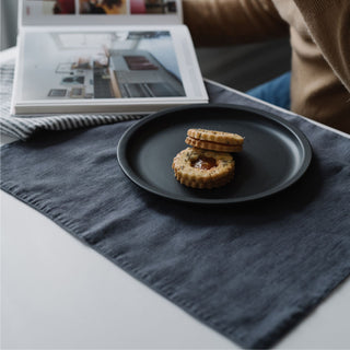 Dark Grey Linen Placemat 3