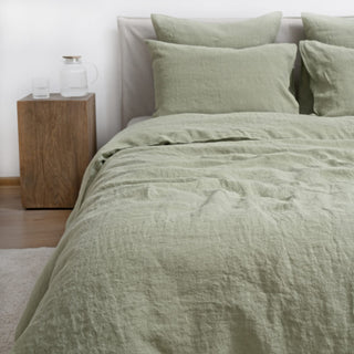 Sage Linen Duvet Cover - Linen Tales 3