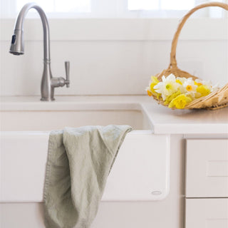 Sage Linen Kitchen Towel - Linen Tales 3