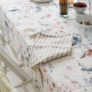 Watercolour Linen Tablecloth 3