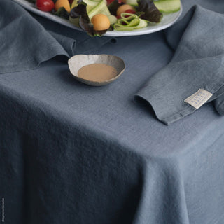 Blue Fog Linen Tablecloth 3