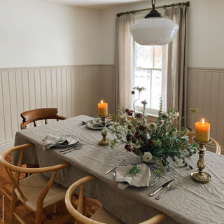 Natural Linen Tablecloth 4