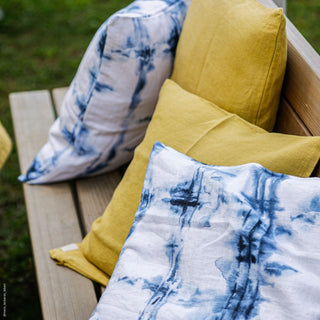 Tie Dye Linen Cushion Cover - Linen Tales USA 3