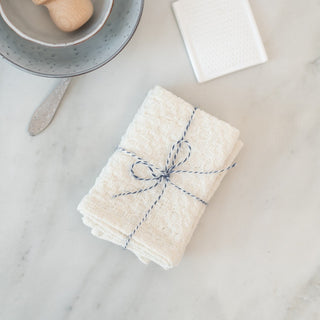 Undyed Linen Dishcloth Set of 2 - Linen Tales 