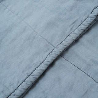 Blue Fog Kids Washed Linen Blanket / Quilt 