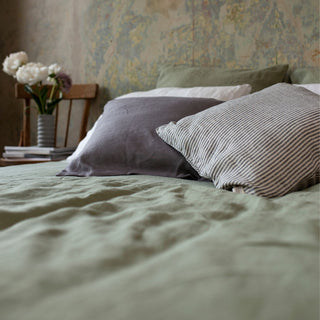 Sage Linen Duvet Cover Set 4