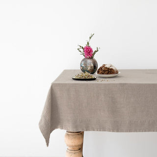 Natural Washed Linen Tablecloth 