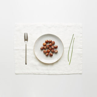 White Washed Linen Placemat 