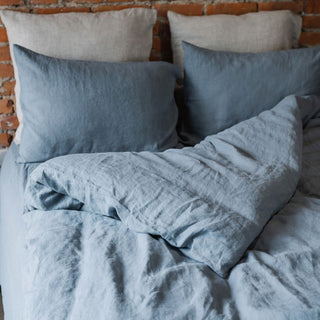 Blue Fog Linen Pillowcase 2