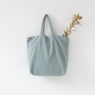 Green Milieu Big Linen Bag 