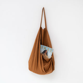 Hazelnut Linen Big Bag 