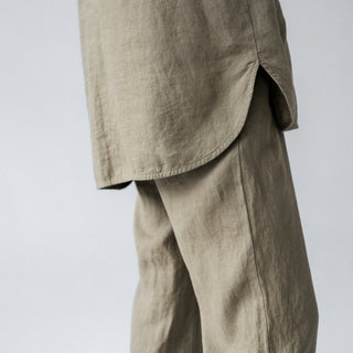 Khaki Linen Primrose Loungewear Set 3