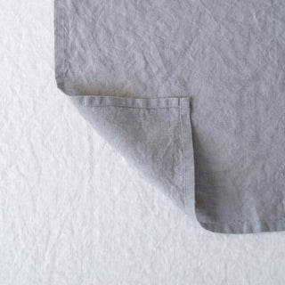 Light Grey Lightweight Linen Napkins Set of 2 5
