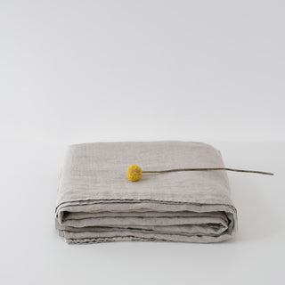 Natural Washed Linen Bed Sheet 1