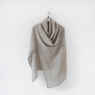 Natural Linen Lupine Scarf 5