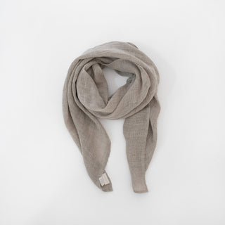 Natural Linen Lupine Scarf 4