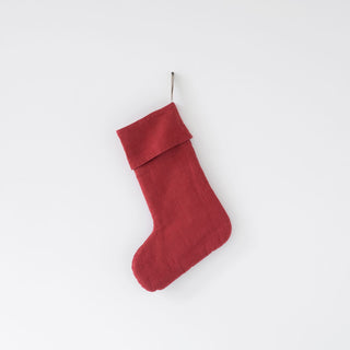 Red Pear Christmas Stocking 1