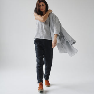 Stripe Linen Larch Shirt 5