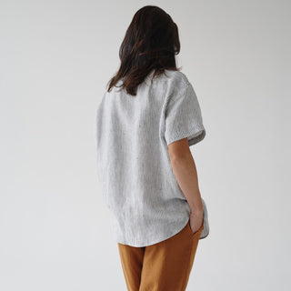 Stripe Linen Yew Shirt 4