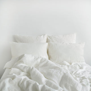 White Washed Linen Duvet Cover Set 3