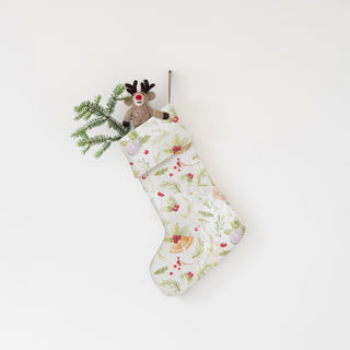 Christmas Stocking in Christmas Print 