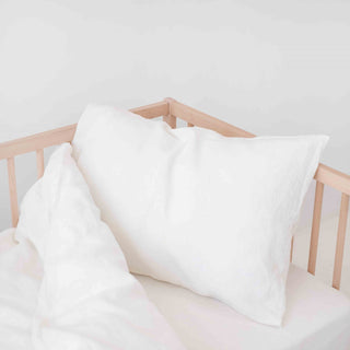 Kids White Linen Pillowcase 2 