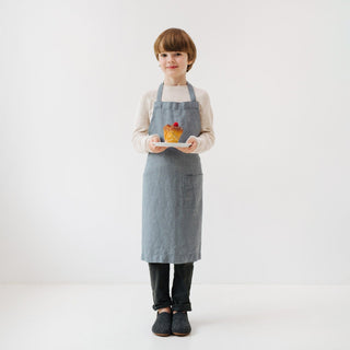 Blue Fog Kids Linen Daily Apron - Linen Tales 
