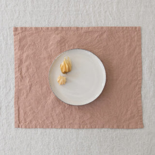Cafe Creme Lightweight Linen Placemat - Linen Tales 