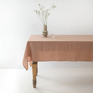 Cafe Creme Lightweight Linen Tablecloth - Linen Tales 