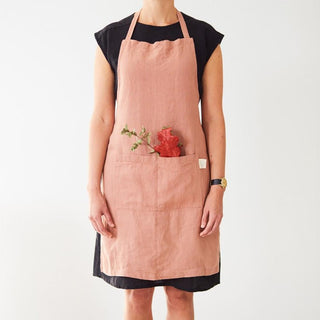 Cafe Creme Linen Daily Apron - Linen Tales 1
