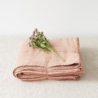 Cafe Creme Linen Flat Sheet - Linen Tales 