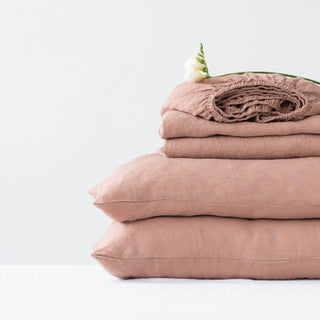 Cafe Creme Linen Sheet Set - Linen Tales 