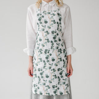 Eucalyptus Linen Daily Apron - Linen Tales 1
