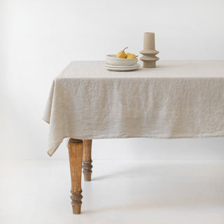 Melange Lightweight Linen Tablecloth - Linen Tales 