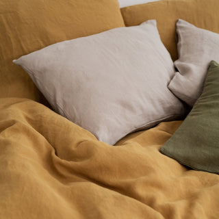 Warm Sand Color Hemp Pillow Case 2 6