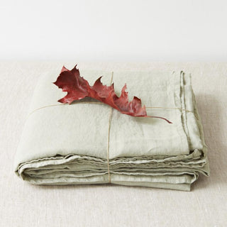 Sage Linen Flat Sheet - Linen Tales 1